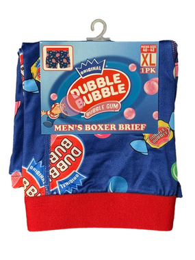 Mens Dubble Bubble Bubble Gum Licensed Boxer Briefs - Size Extra Large XL - NWT